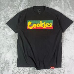 Cookies T Shirt Mens extra large Black Multicolor Graphic Design